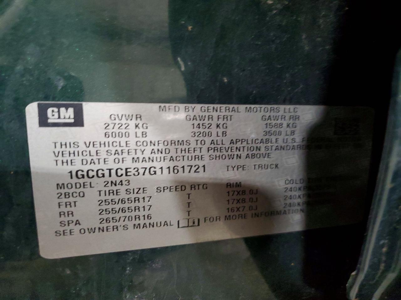 2016 Chevrolet Colorado LT