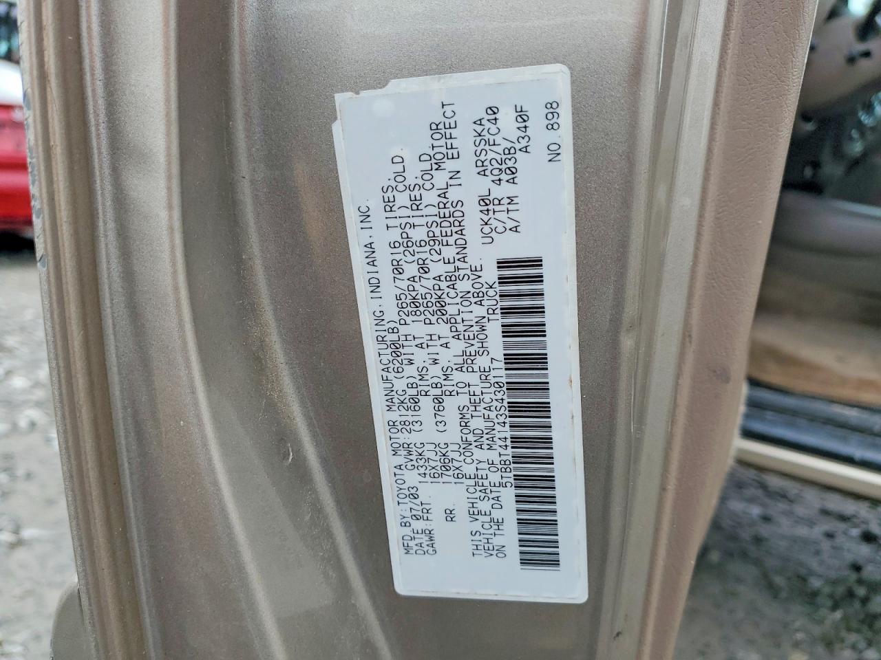 2003 Toyota Tundra SR5