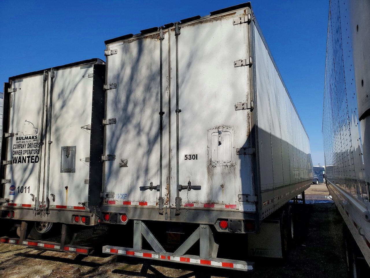 2014 Vanguard VXP 53 DRY Van Trailer
