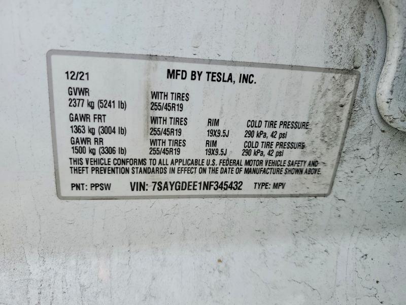 2022 Tesla Model y