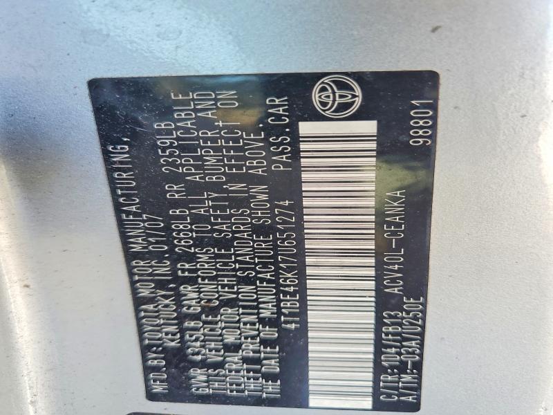 2007 Toyota Camry ce