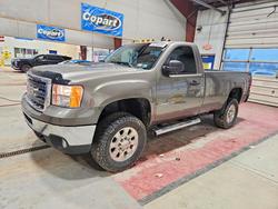Salvage trucks for sale at Angola, NY auction: 2013 GMC Sierra K2500 SLE