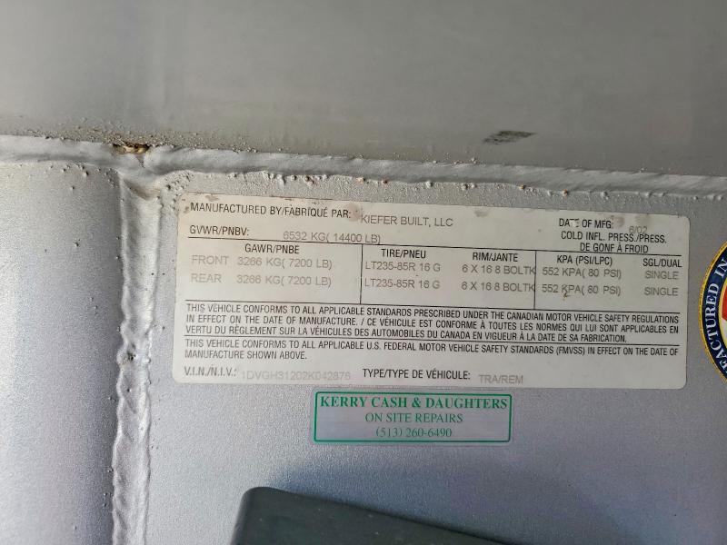 2002 Kiefer Built Inc. Horse Trailer