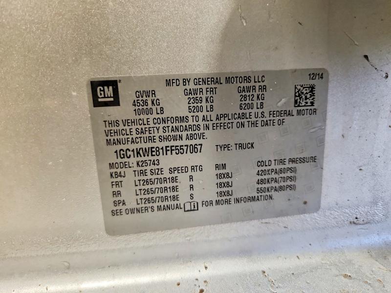 2015 Chevrolet Silverado K2500 Heavy Duty LTZ
