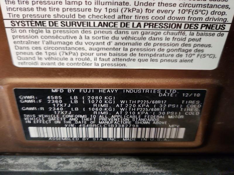 2011 Subaru Outback 2.5i Limited