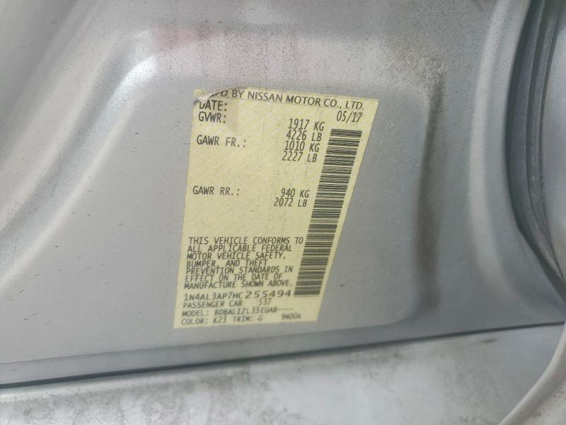 2017 Nissan Altima 2.5 sv