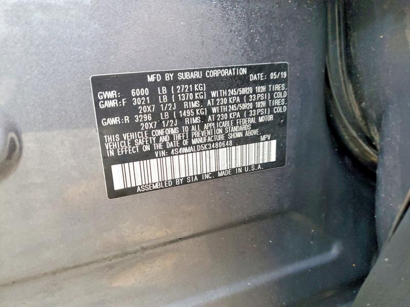 2019 Subaru Ascent Limited