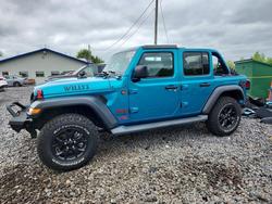 Jeep salvage cars for sale: 2020 Jeep Wrangler Unlimited Sport
