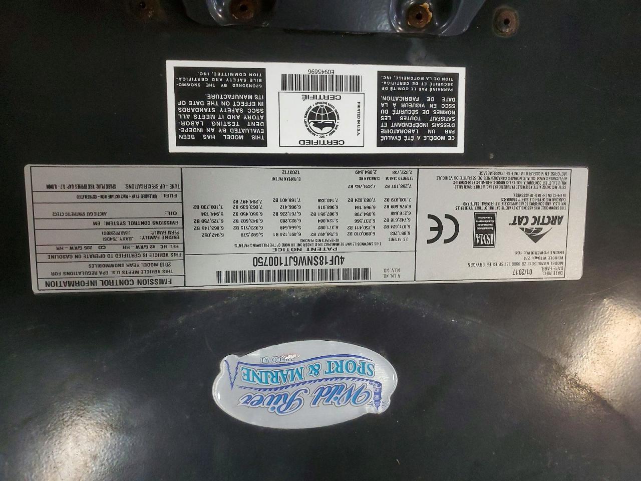 2018 Arctic Cat ZR8000 137 SP ES ER