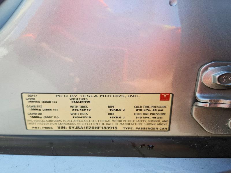 2017 Tesla Model s