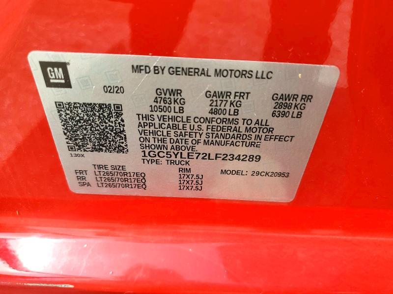 2020 Chevrolet Silverado K2500 Heavy Duty