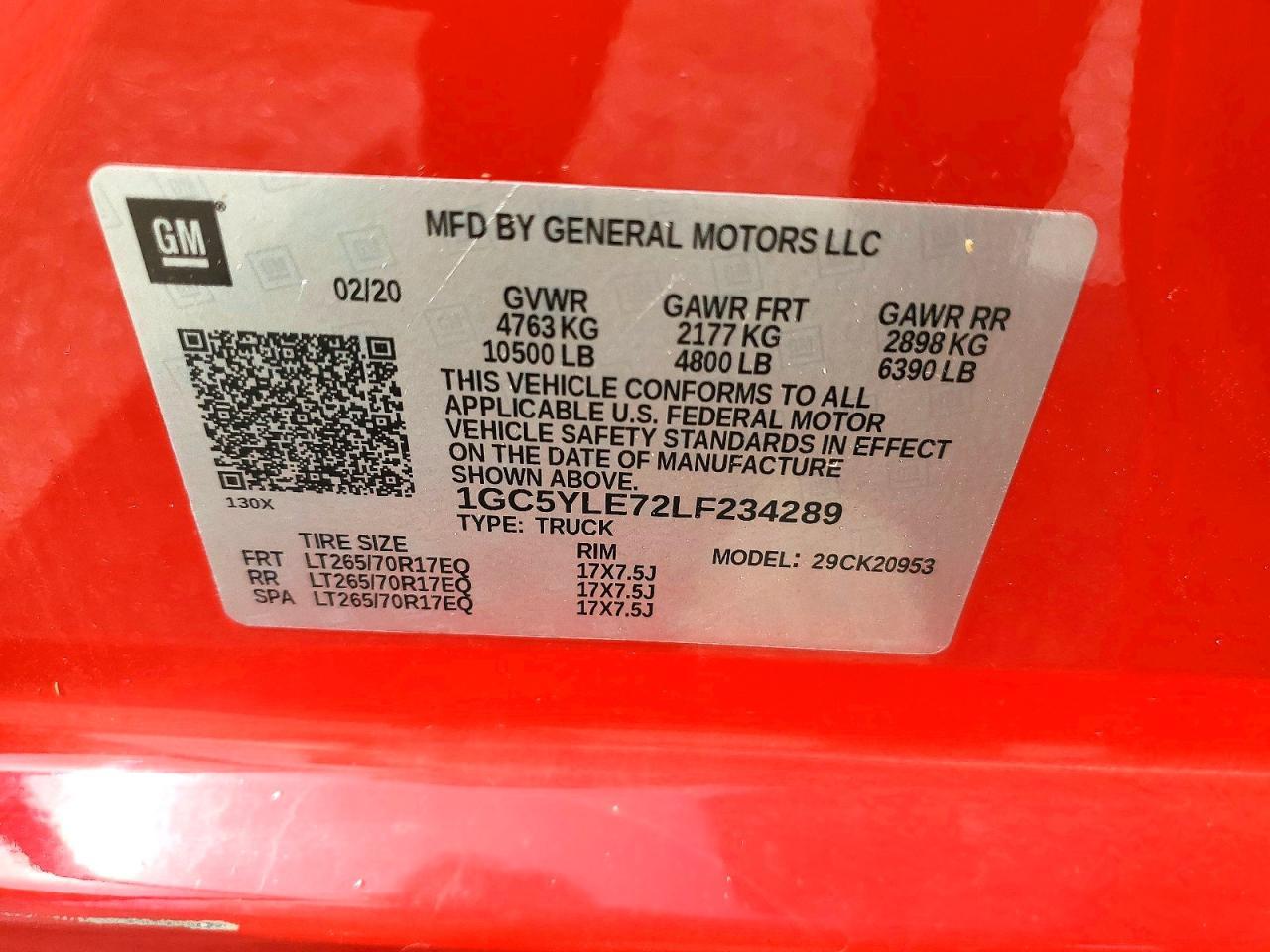 2020 Chevrolet Silverado K2500 Heavy Duty