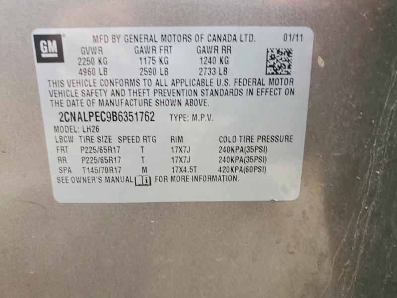 2011 Chevrolet Equinox lt