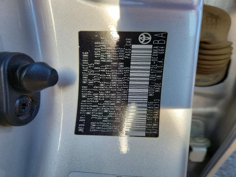 2015 Toyota Corolla le Plus