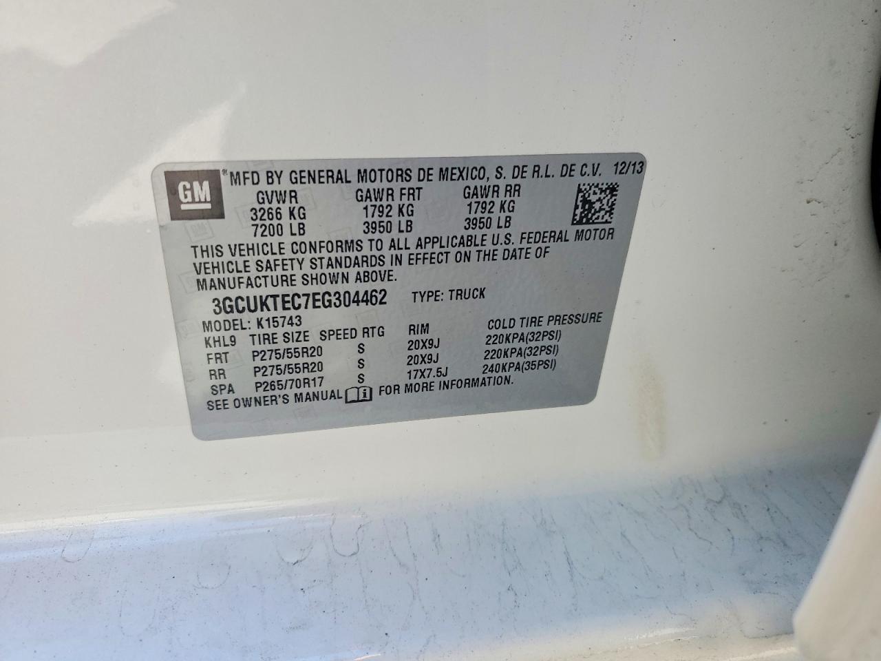 2014 Chevrolet Silverado K1500 High Country