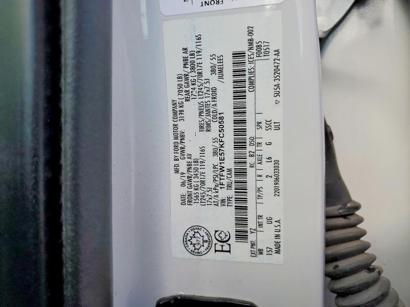 2019 Ford F150 Supercrew