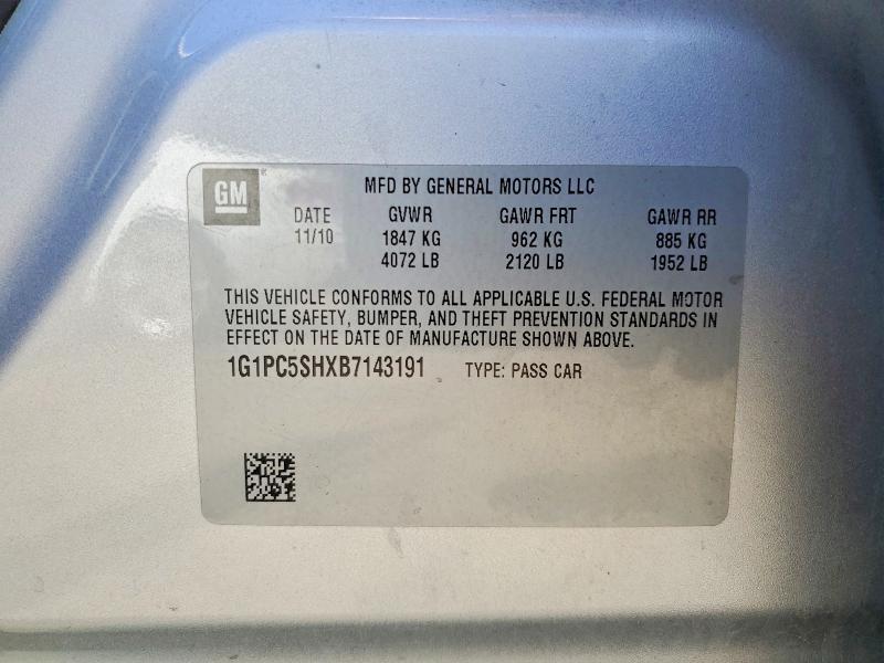 2011 Chevrolet Cruze ls