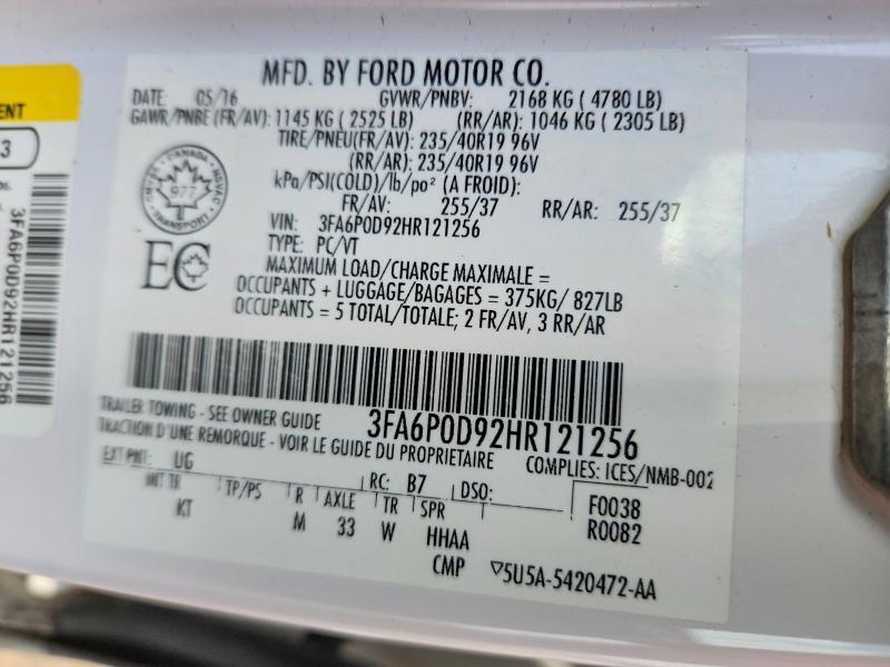 2017 Ford Fusion Titanium