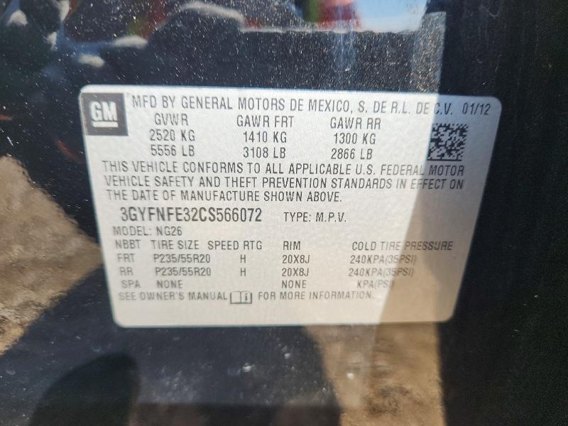 2012 Cadillac Srx Premium Collection