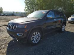 Jeep salvage cars for sale: 2017 Jeep Grand Cherokee Limited