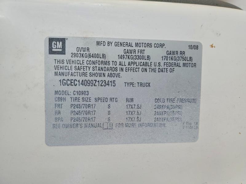 2009 Chevrolet Silv1500 2WD