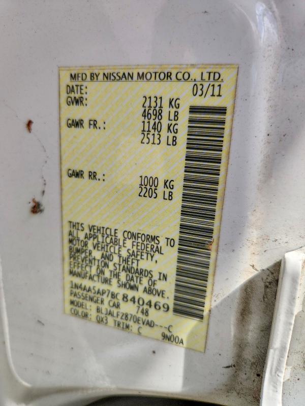 2011 Nissan Maxima 3.5 s