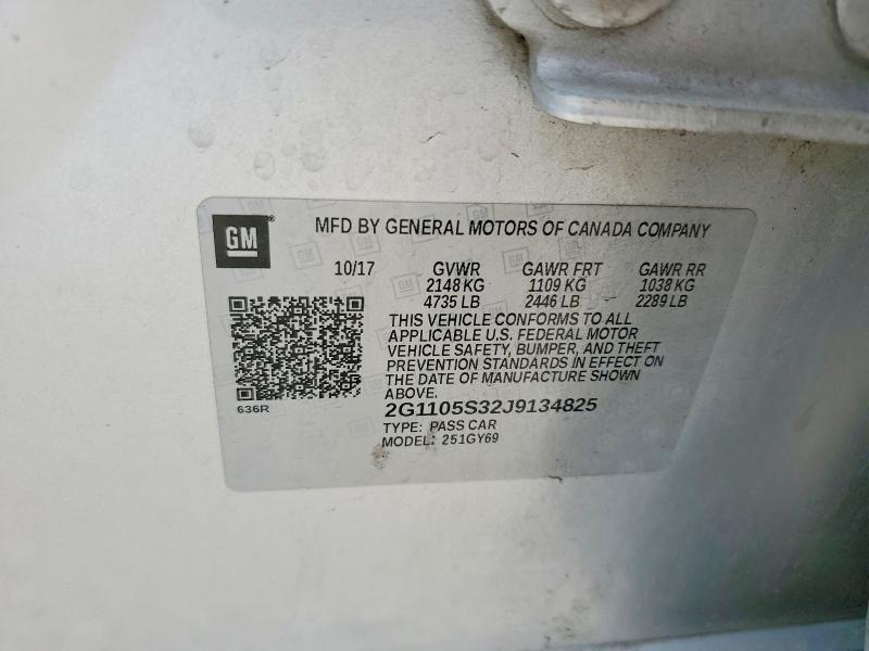 2018 Chevrolet Impala lt