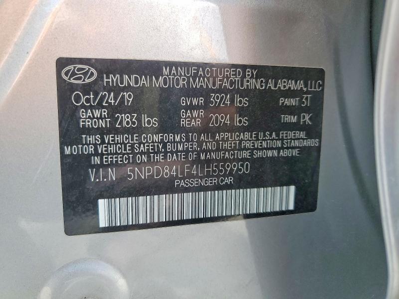 2020 Hyundai Elantra sel