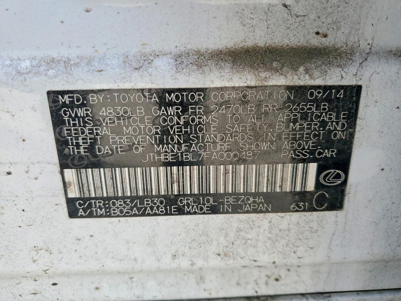 2015 Lexus Gs 350 Base