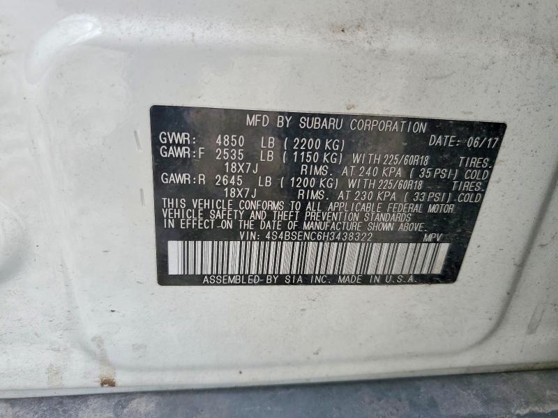 2017 Subaru Outback 3.6r Limited