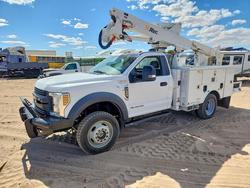 Salvage trucks for sale at Albuquerque, NM auction: 2018 Ford F550 Super Duty Bucket Truck