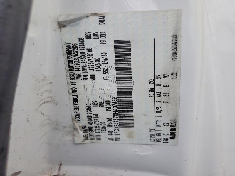 1999 Ford E450 BOX Truck