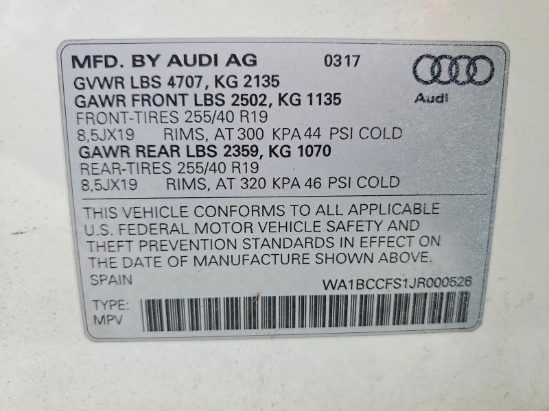 2018 Audi Q3 Premium