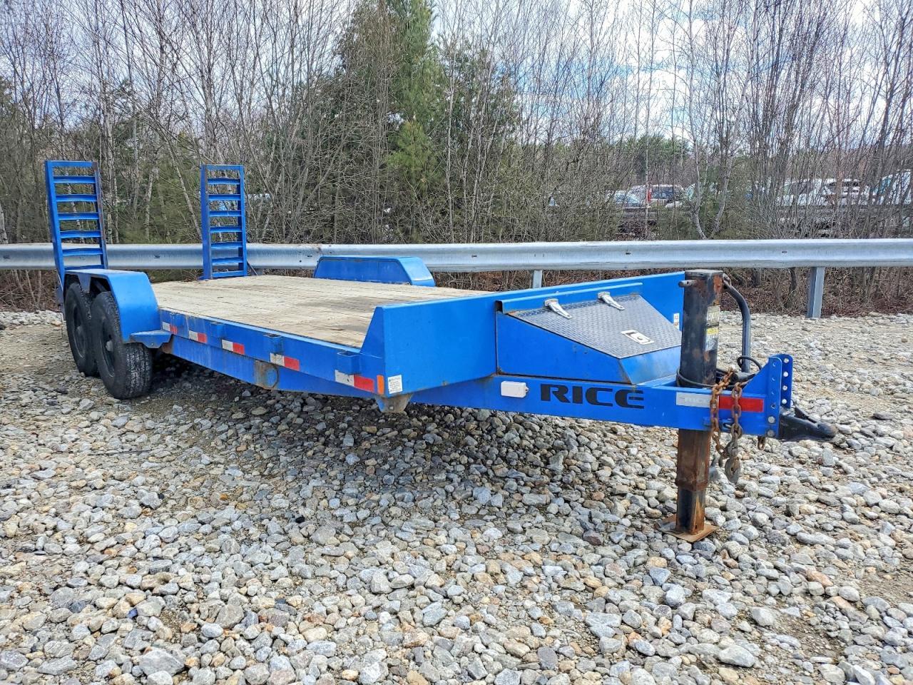 2023 Rice FMEHR8220 Equipment Trailer