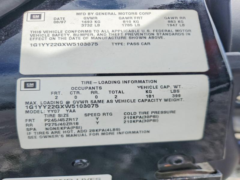 1998 Chev Corvette