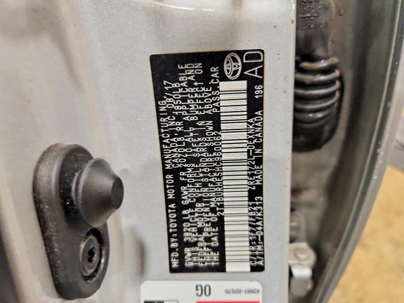 2017 Toyota Corolla le