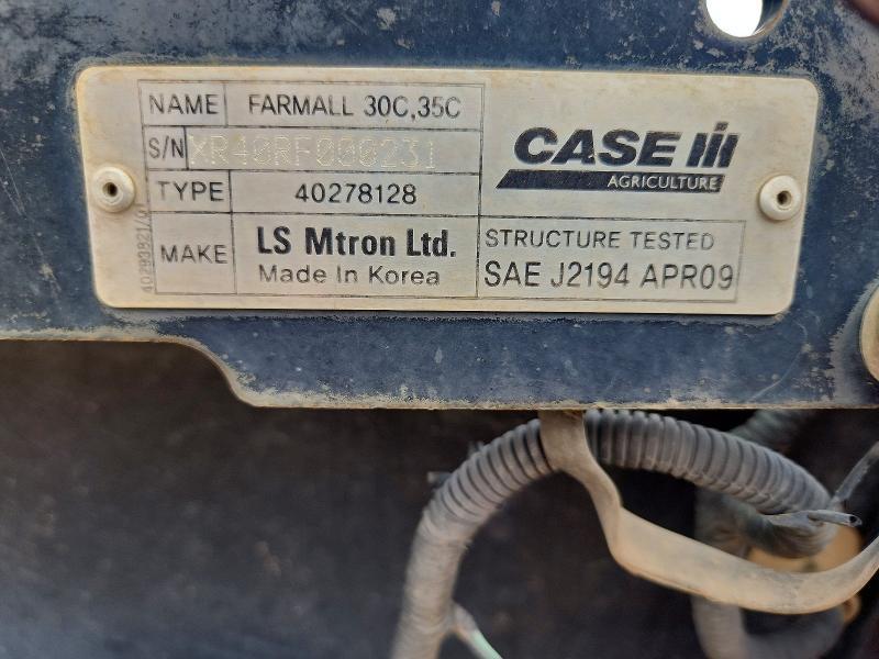 2014 Case Ih 30C Mfwd Tractor