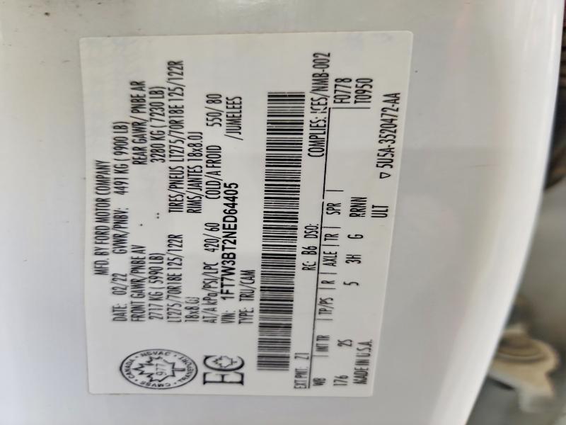 2022 Ford F350 Super Duty