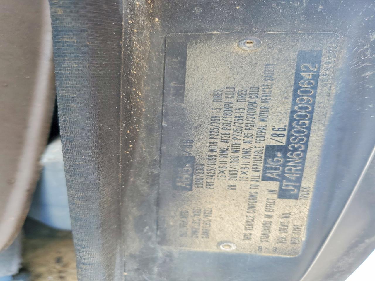 1986 Toyota Pickup SR5