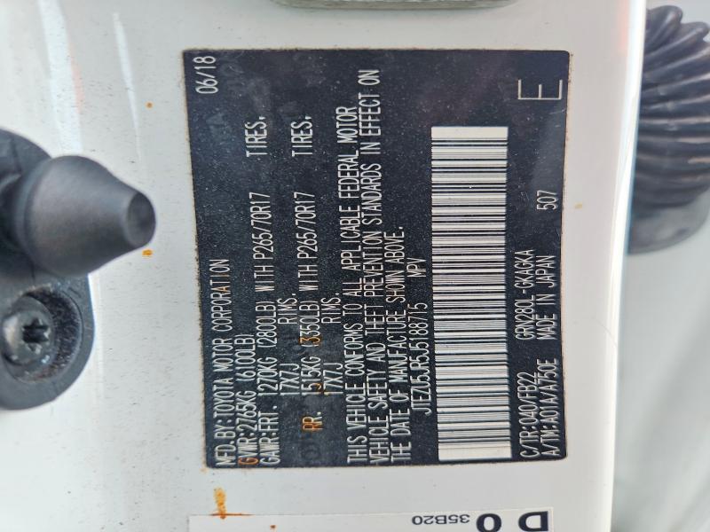 2018 Toyota 4runner SR5