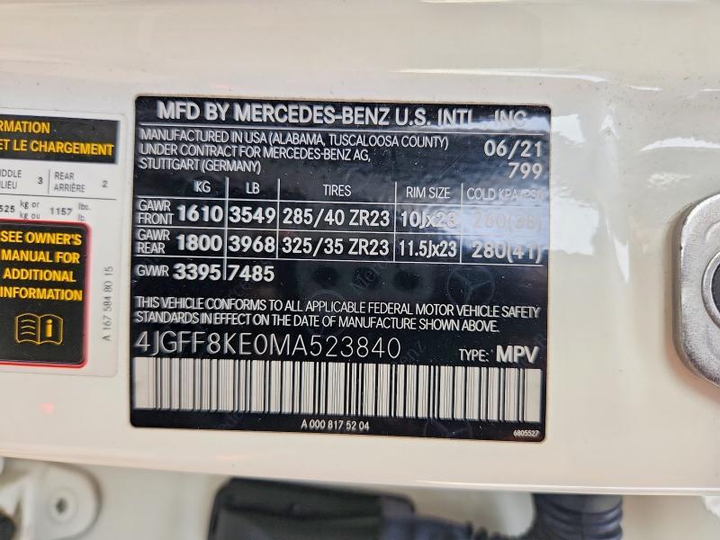 2021 Mercedes-Benz Gls 63 amg 4matic