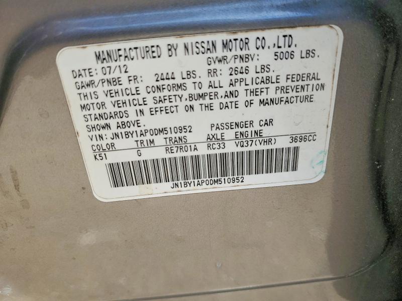 2013 Infiniti M37 Base