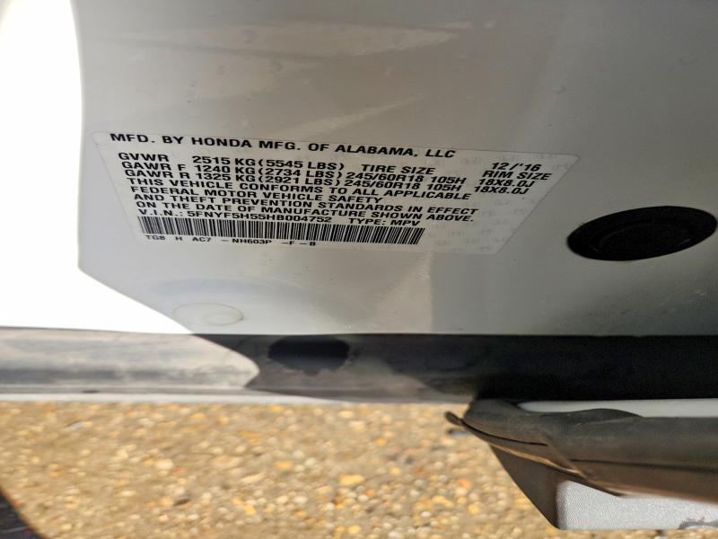 2017 Honda Pilot exl