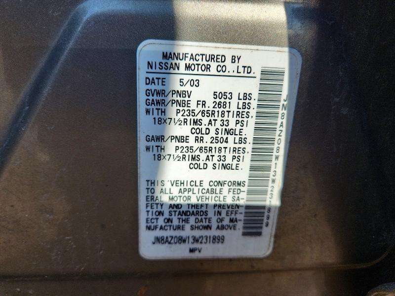 2003 Nissan Murano sl