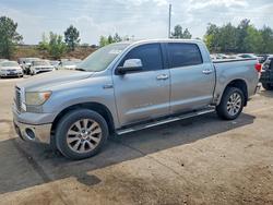 Salvage trucks for sale at Gaston, SC auction: 2011 Toyota Tundra Crewmax Limited