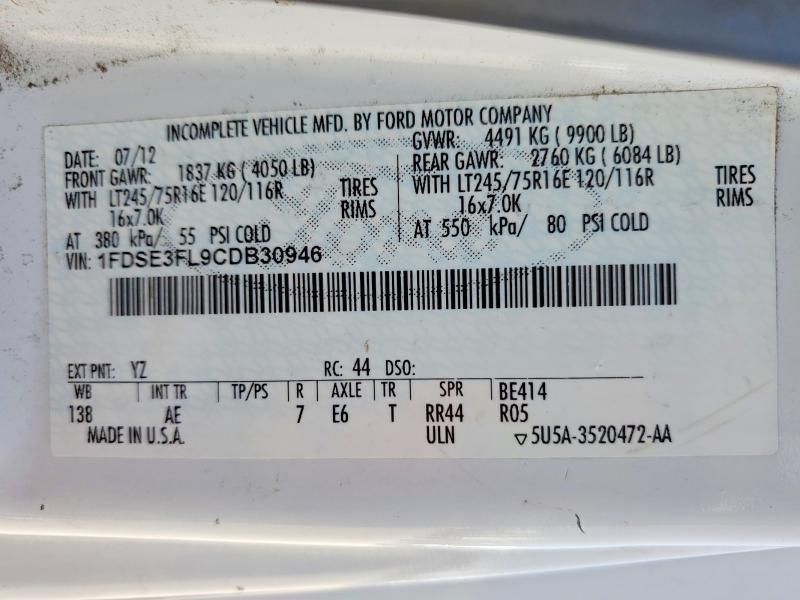 2012 Ford E350 BOX Truck