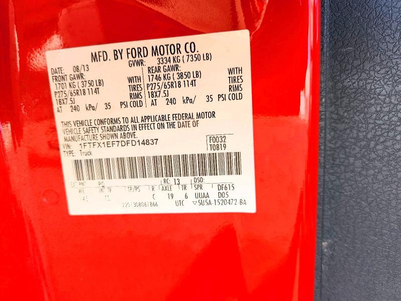 2013 Ford F150 Super cab