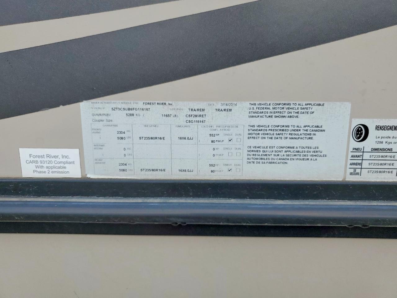 2015 Foresriver Crusader