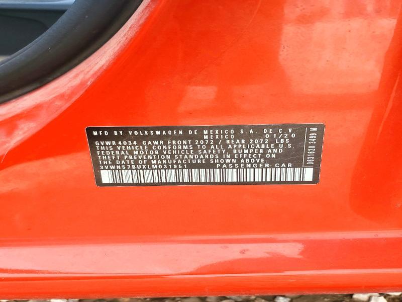 2020 Volkswagen Jetta s