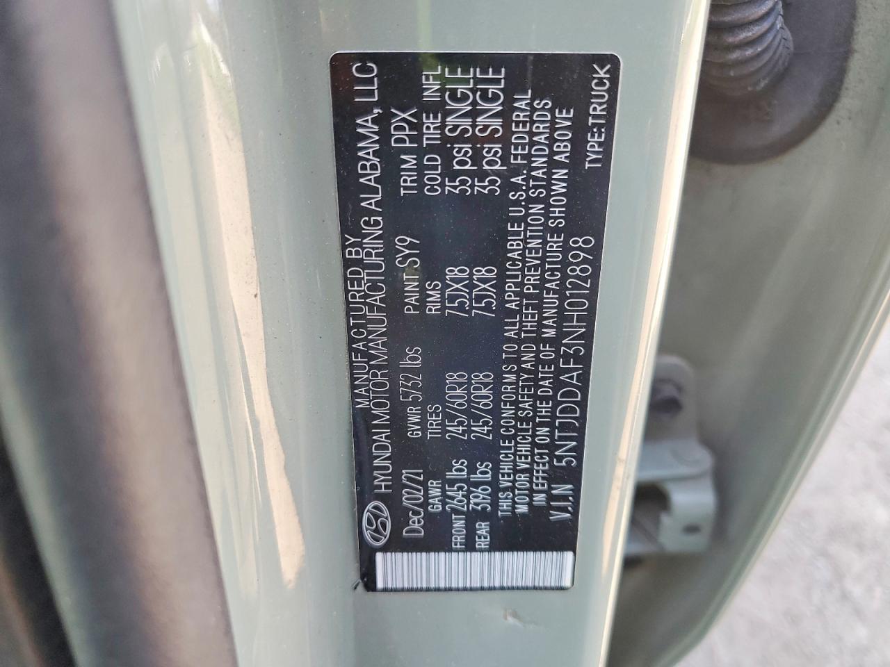 2022 Hyundai Santa Cruz SEL Premium